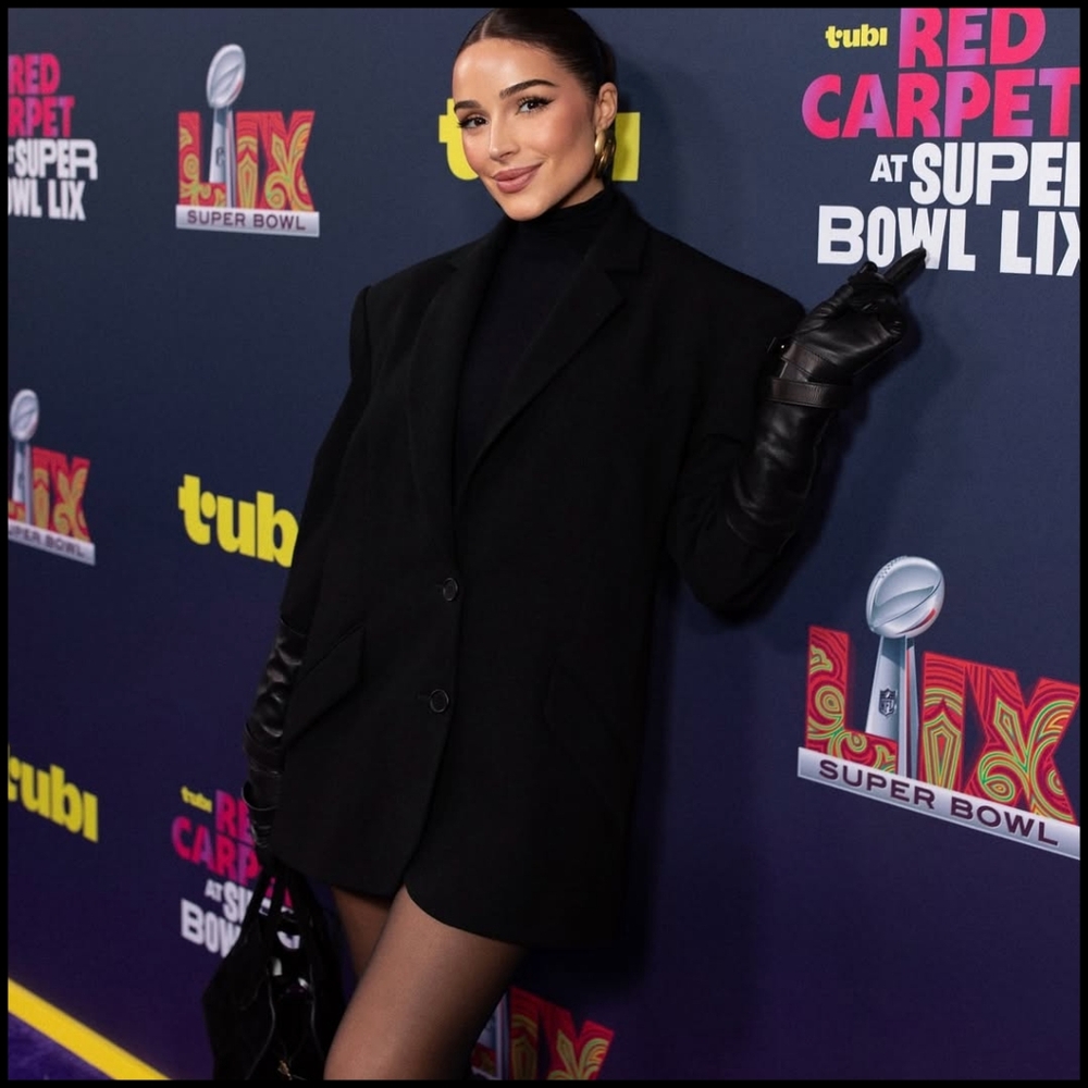 NWT Sans Faff Adel Oversized Dad Blazer in Black ASO Olivia Culpo